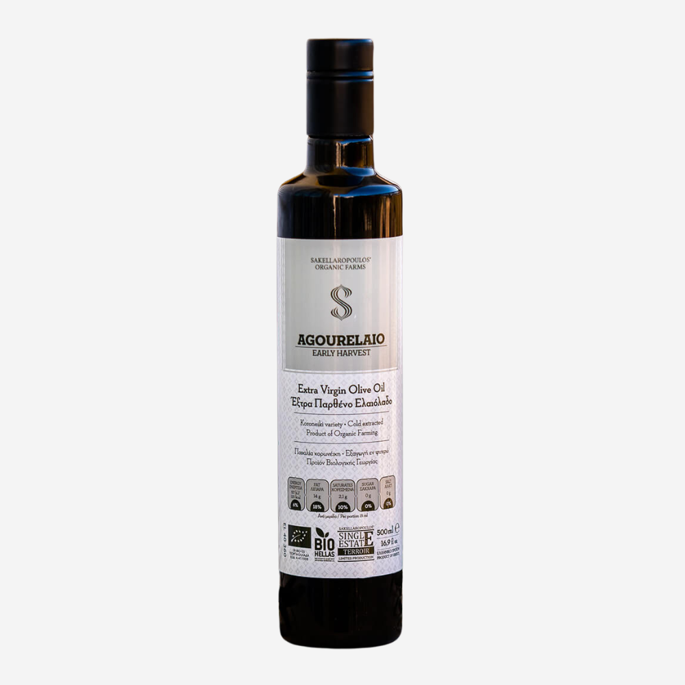 Olivenöl Extra nativ "Agourelaio", Koroneiki, 0,5l - BIO