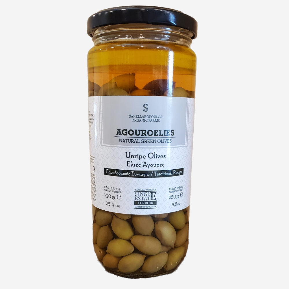 Grüne Oliven "Agouroelies", 250g