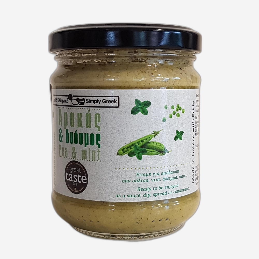 Aufstrich aus Erbsen und Minze, 200g