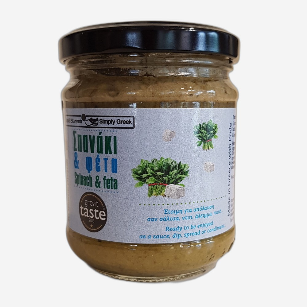 Aufstrich aus Spinat und Feta, 200g