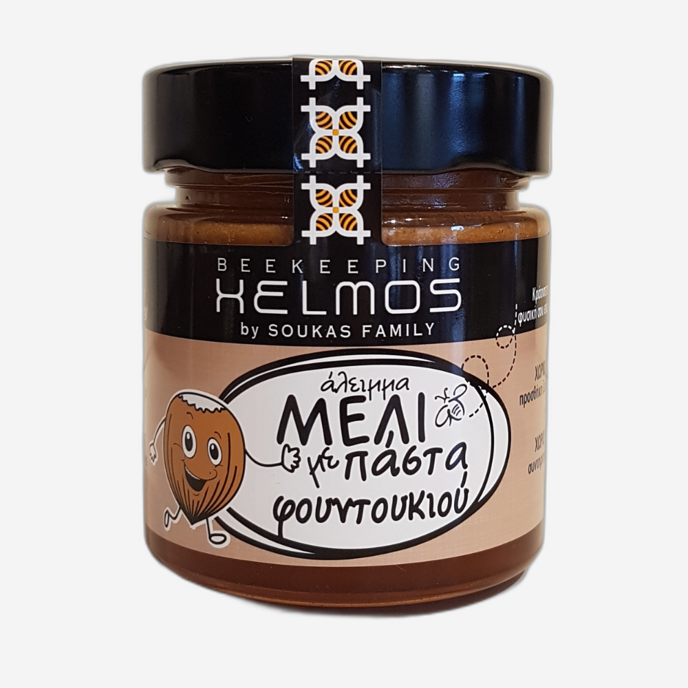 Honigcreme mit gemahlenen Haselnüssen, 300g