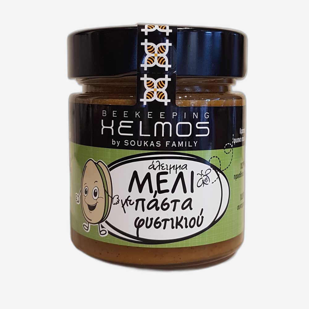 Honigcreme mit gemahlenen Pistazien, 300g