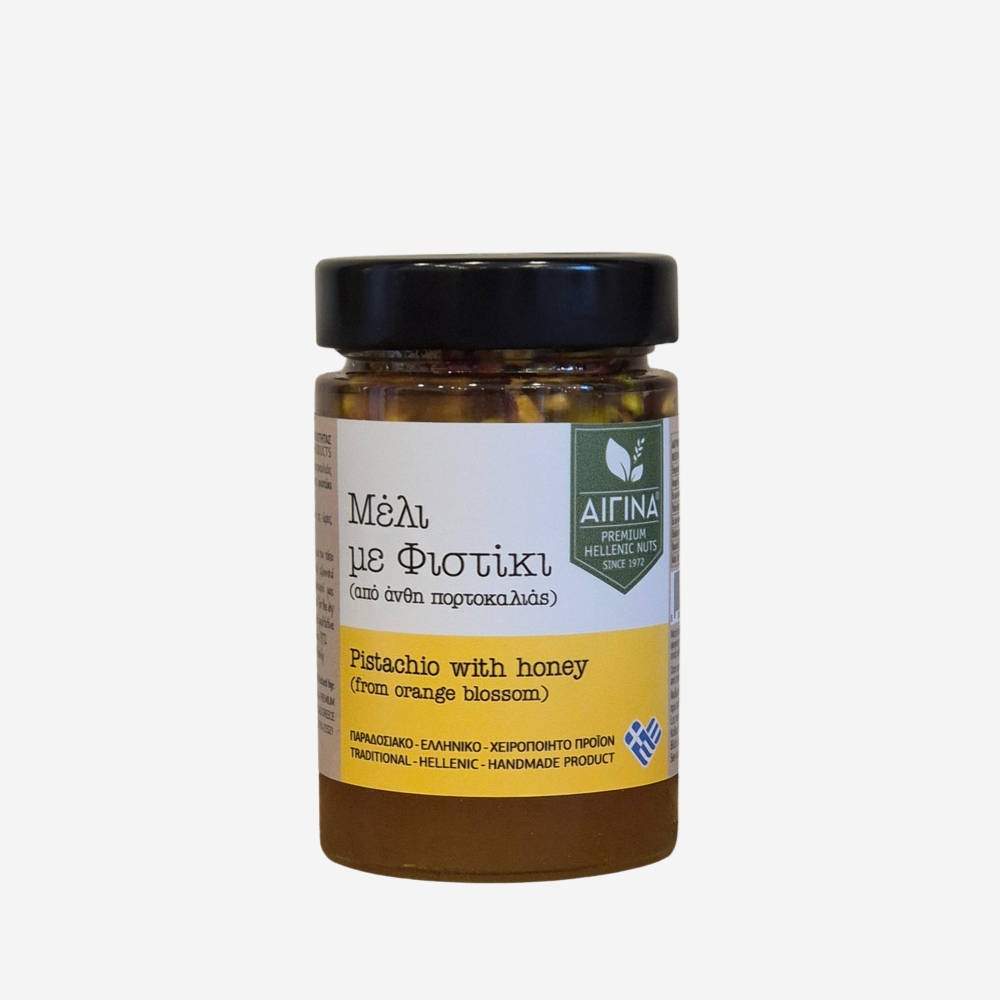 Orangenblütenhonig mit Pistazien aus Aigina g.g.U., 210g