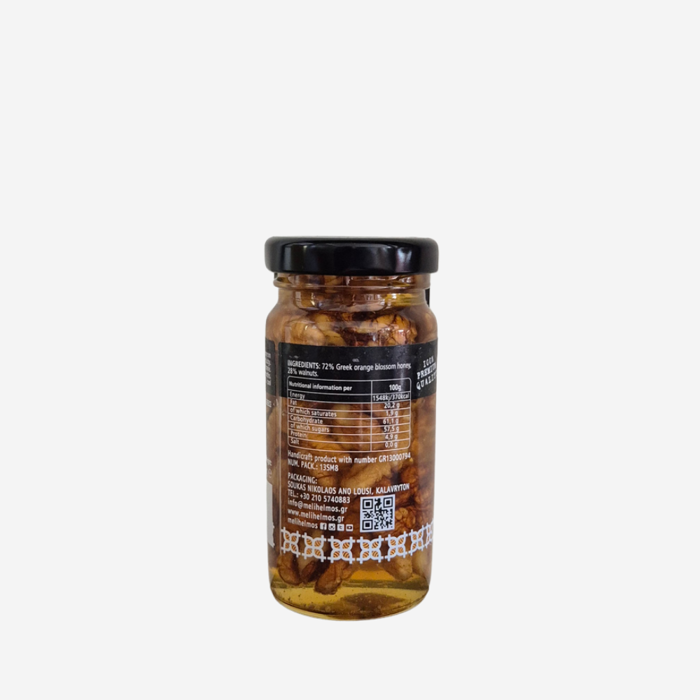 Orangenblütenhonig mit Walnüssen, 120g