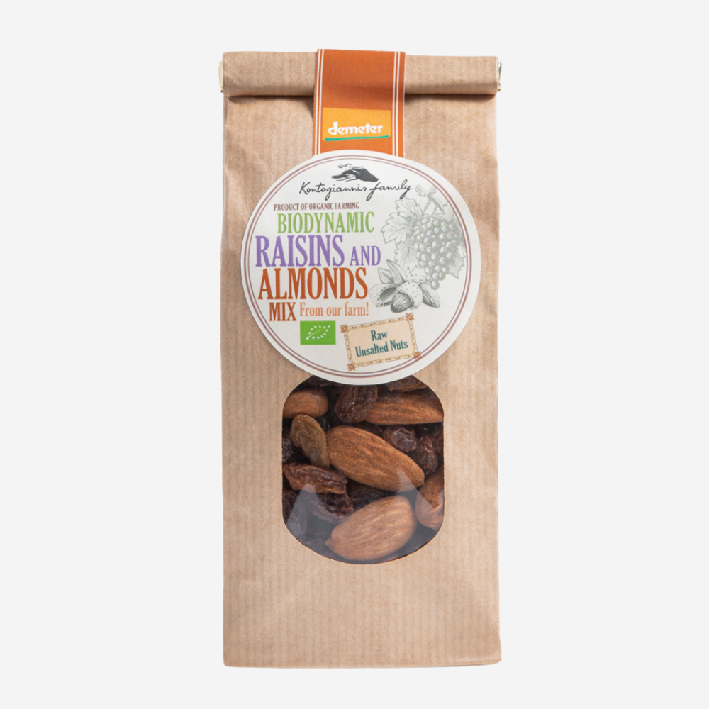 Mandel - Rosinen - Mix, demeter, BIO - 250g