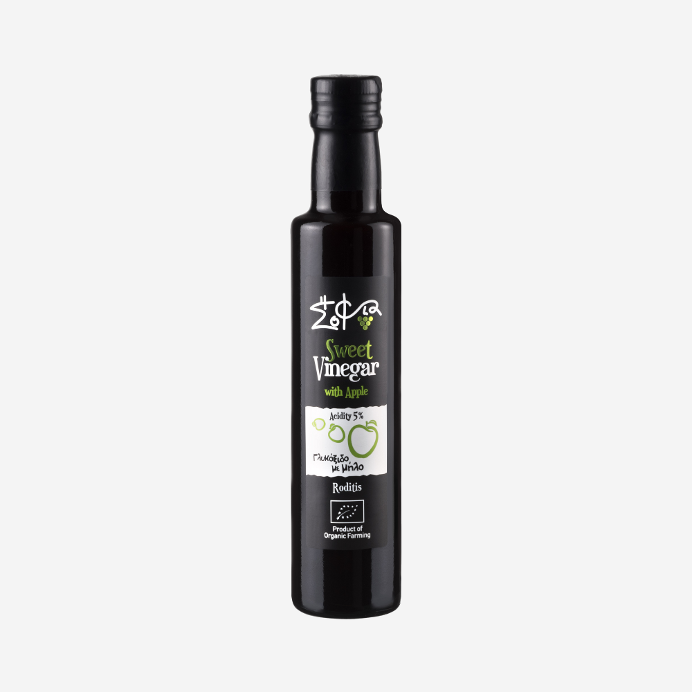 Süßer Traubenessig mit Apfel, 250ml - BIO