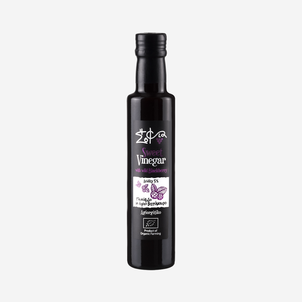 Süßer Traubenessig mit wilden Brombeeren, 250ml - BIO