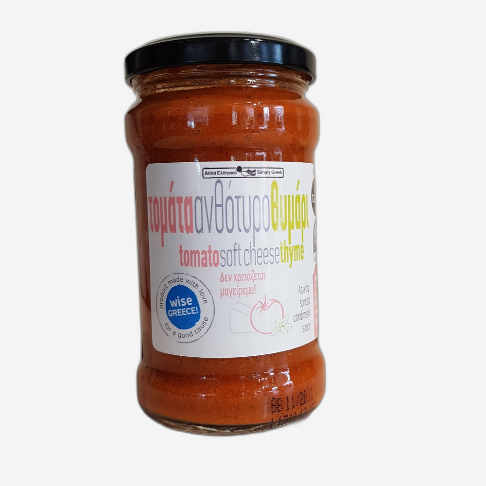 Tomatensauce mit Anthotyro (Weichkäse) und Thymian, 280g