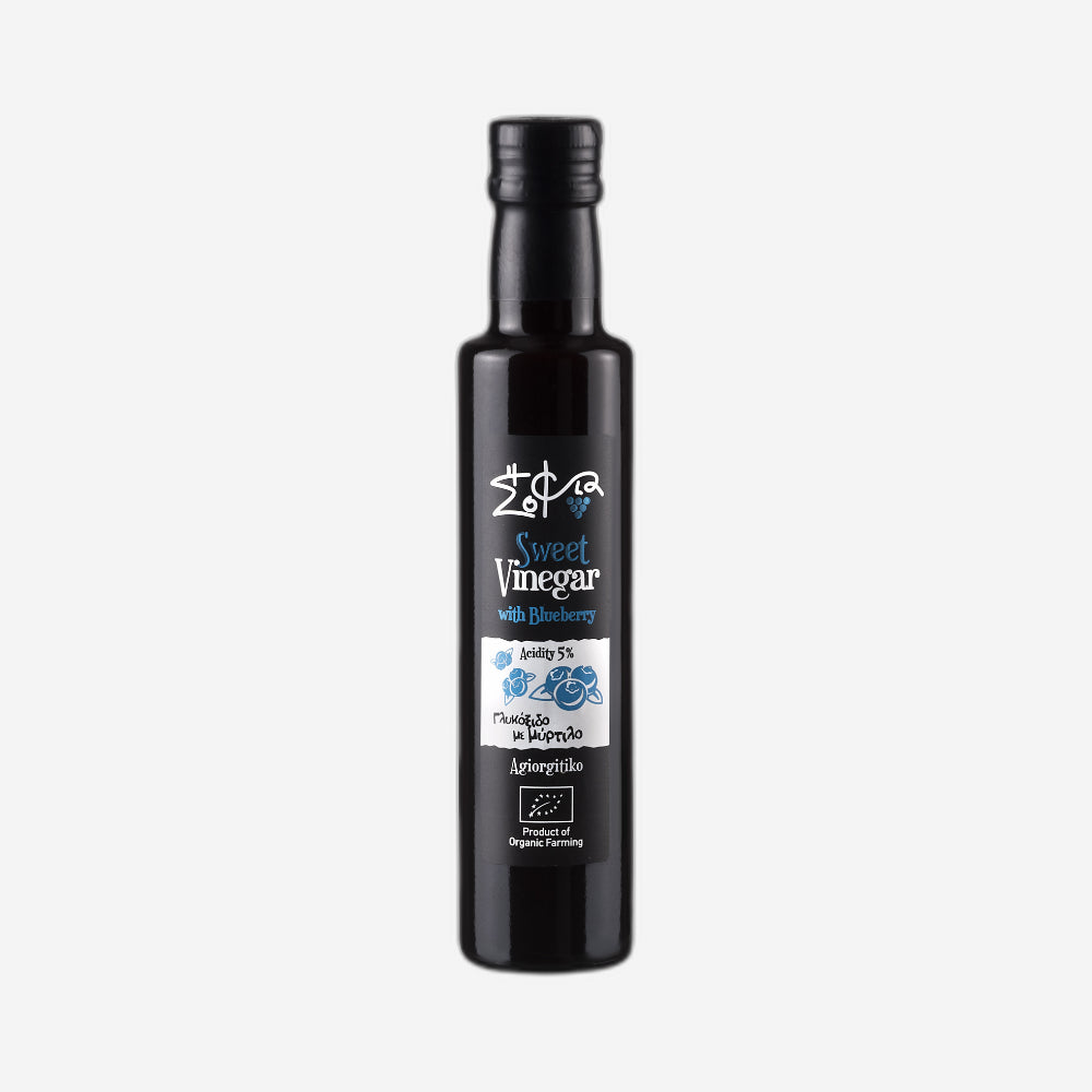 Süßer Traubenessig mit Heidelbeeren, 250ml - BIO