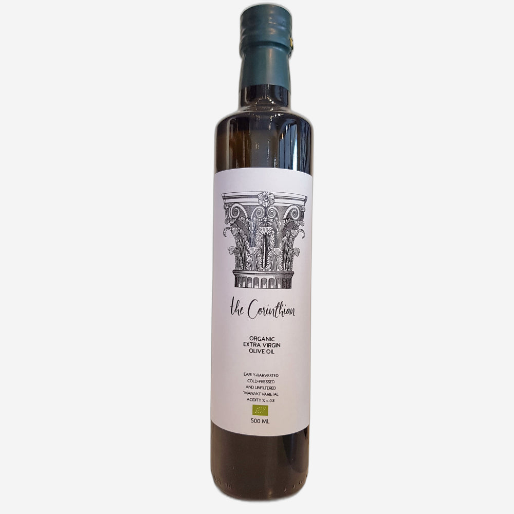 Olivenöl Extra nativ "The Corinthian", Manaki, 0,5l - BIO