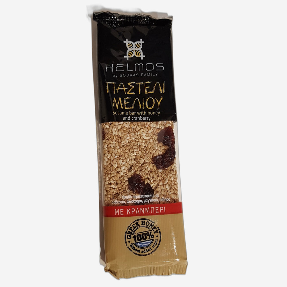 Sesamriegel mit Honig und Cranberries "Pasteli", 75g