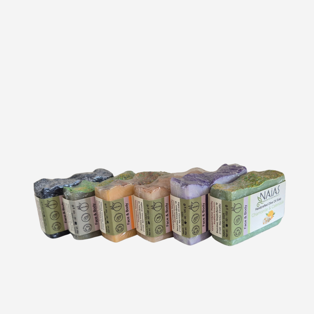 handgemachte Olivenölseife "grüner Ton", ca 90g