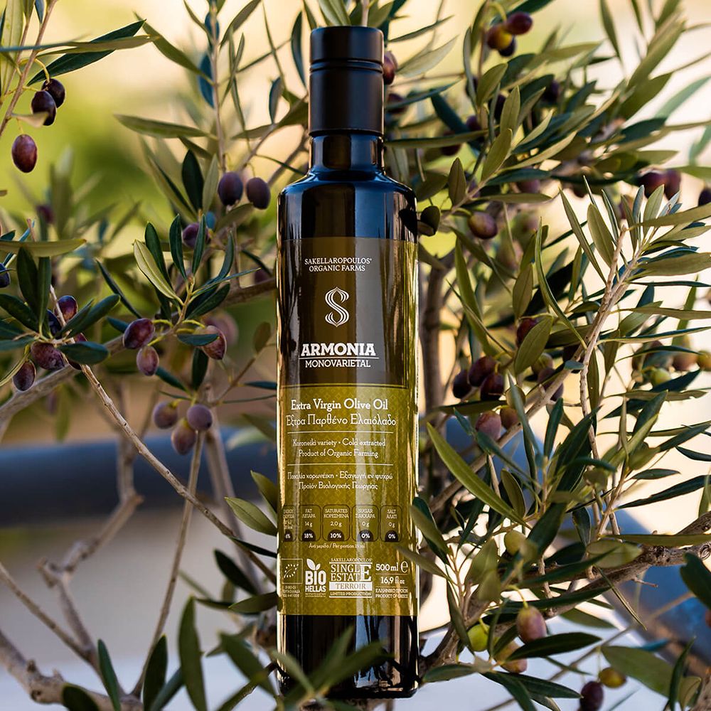 Olivenöl Extra nativ "Armonia", Koroneiki, 0,5l - BIO