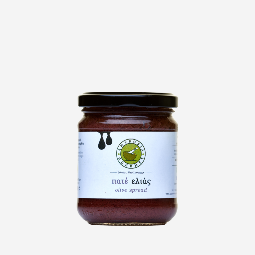 Aufstrich aus schwarzen Oliven, 200g