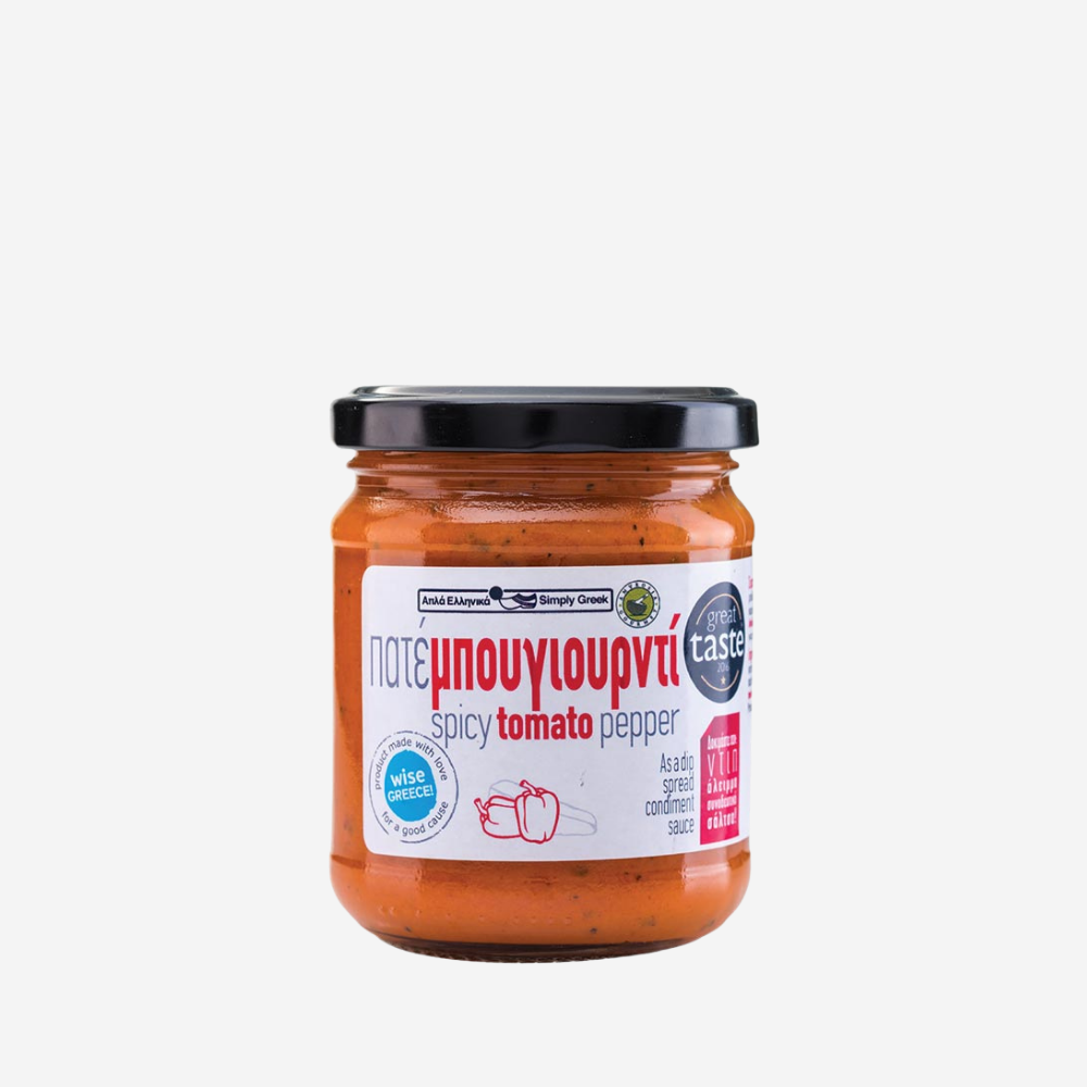 Aufstrich aus Tomaten, Feta und scharfen Paprika, 200g