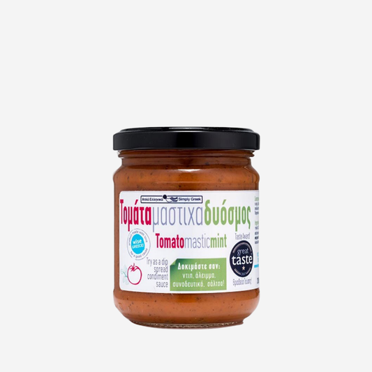 Aufstrich aus Tomaten, Mastix und Minze, 200g