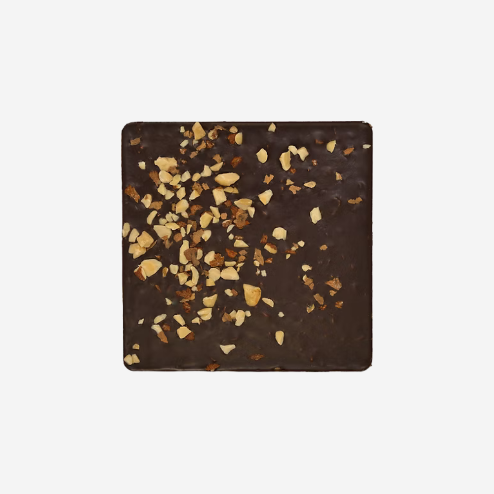 Dunkle Schokolade mit gerösteten Mandeln, 90g - BIO