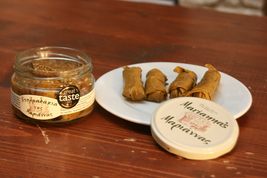 "Dolmades", gefüllte Weinblätter mit Reis, 200g - BIO
