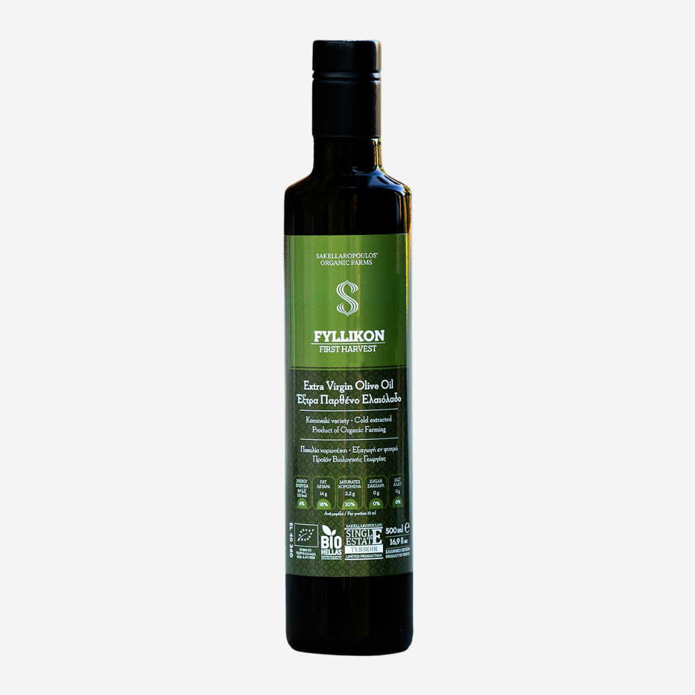 Olivenöl Extra nativ "Fyllikon", Koroneiki, 0,5l - BIO
