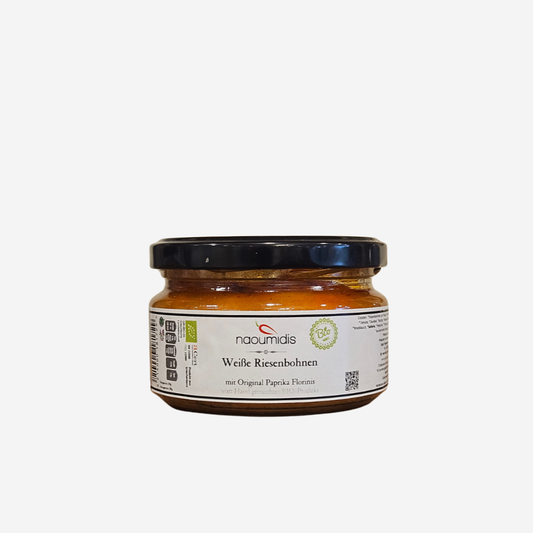 "Gigantes", weiße Riesenbohnen mit Florina-Paprika, 250g - BIO