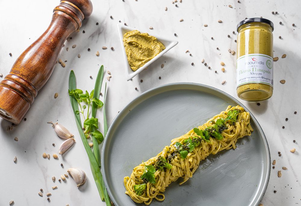 Pesto aus grünen Florina-Paprika, 260g - BIO