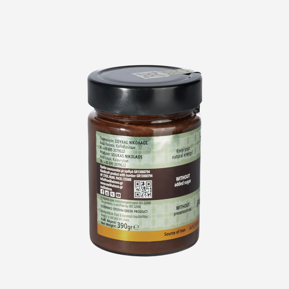 Honigcreme mit Erdnussbutter und gemahlenem Kakao, 390g