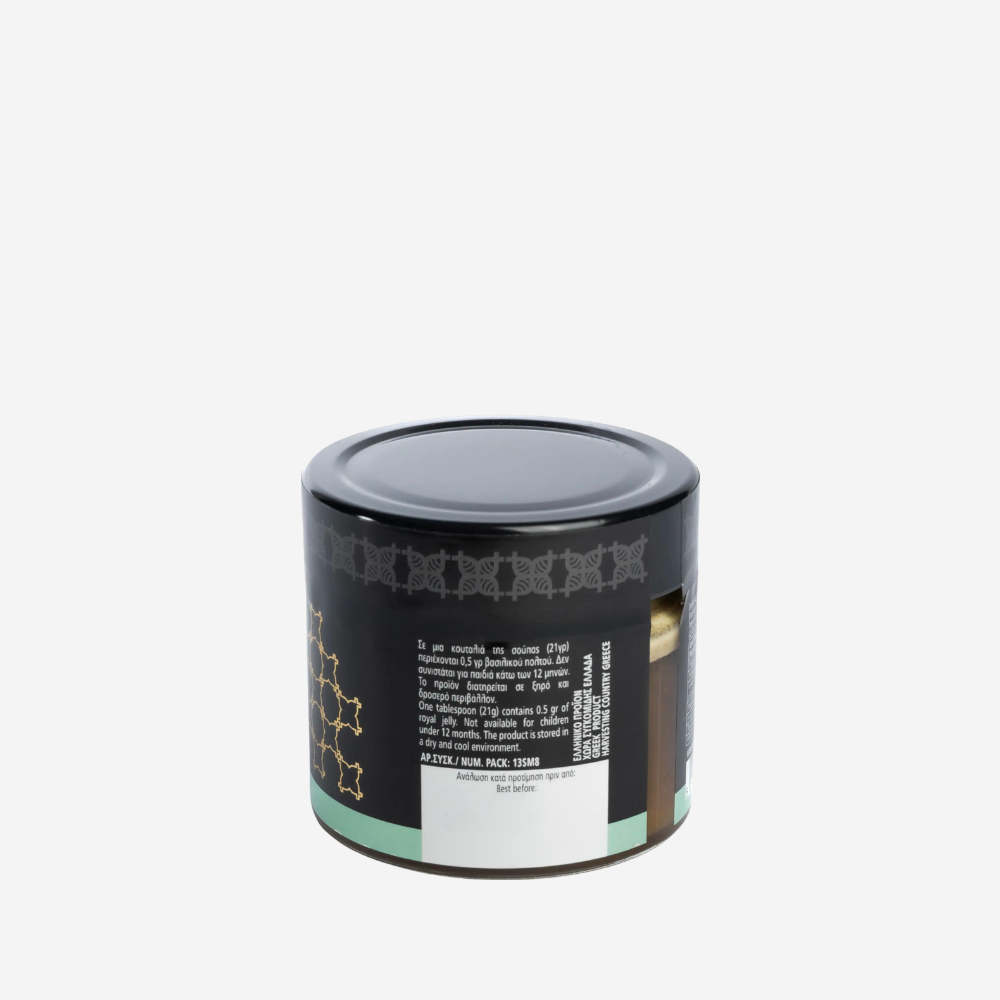 Cremehonig mit Propolis, Gelee Royal und Pollen, 210g
