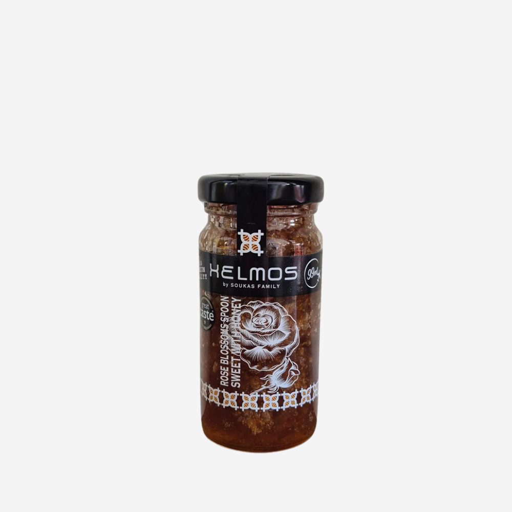Orangenblütenhonig mit Rosenblüten, 120g