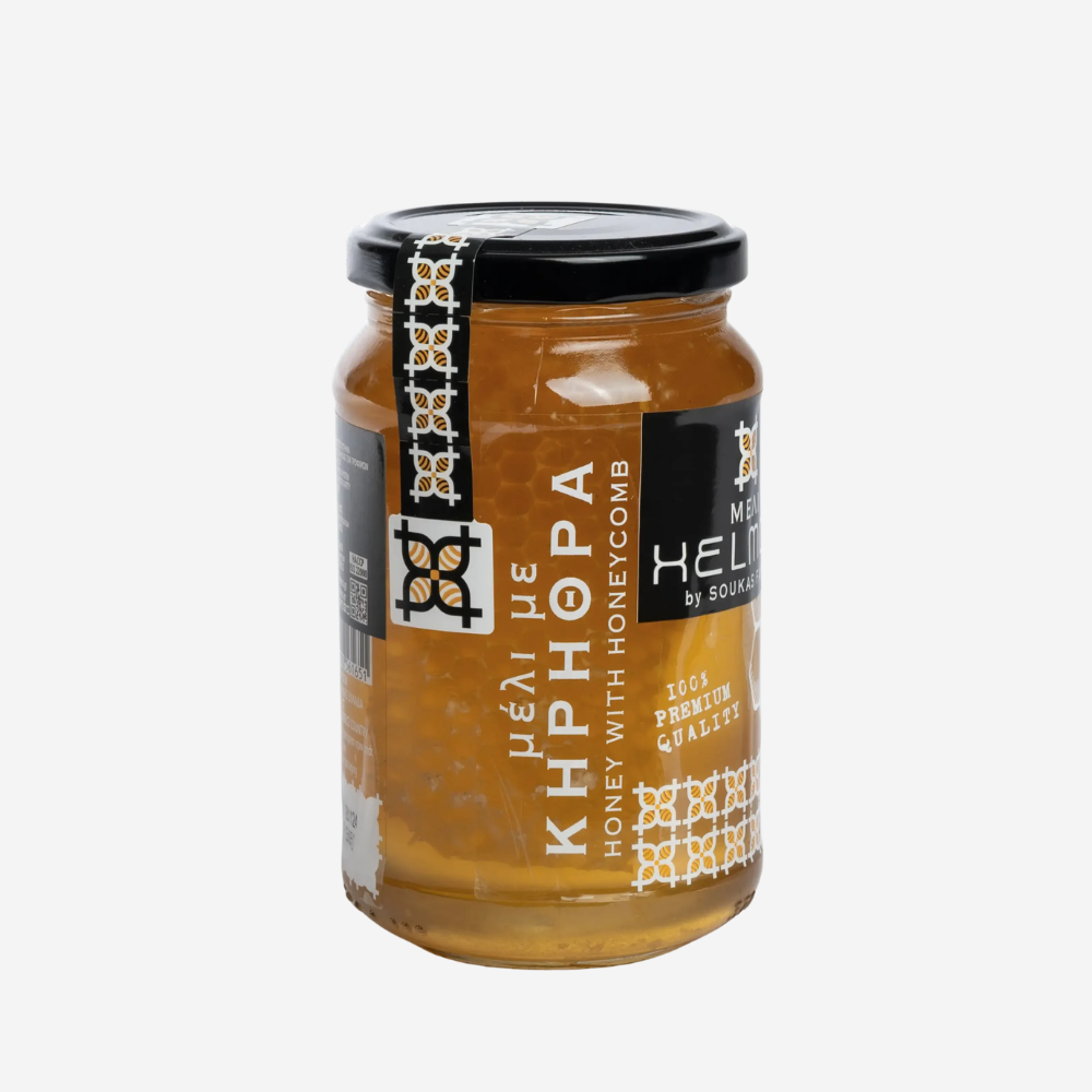 Orangenblütenhonig mit Honigwaben, 370g