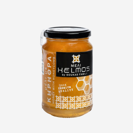 Orangenblütenhonig mit Honigwaben, 370g