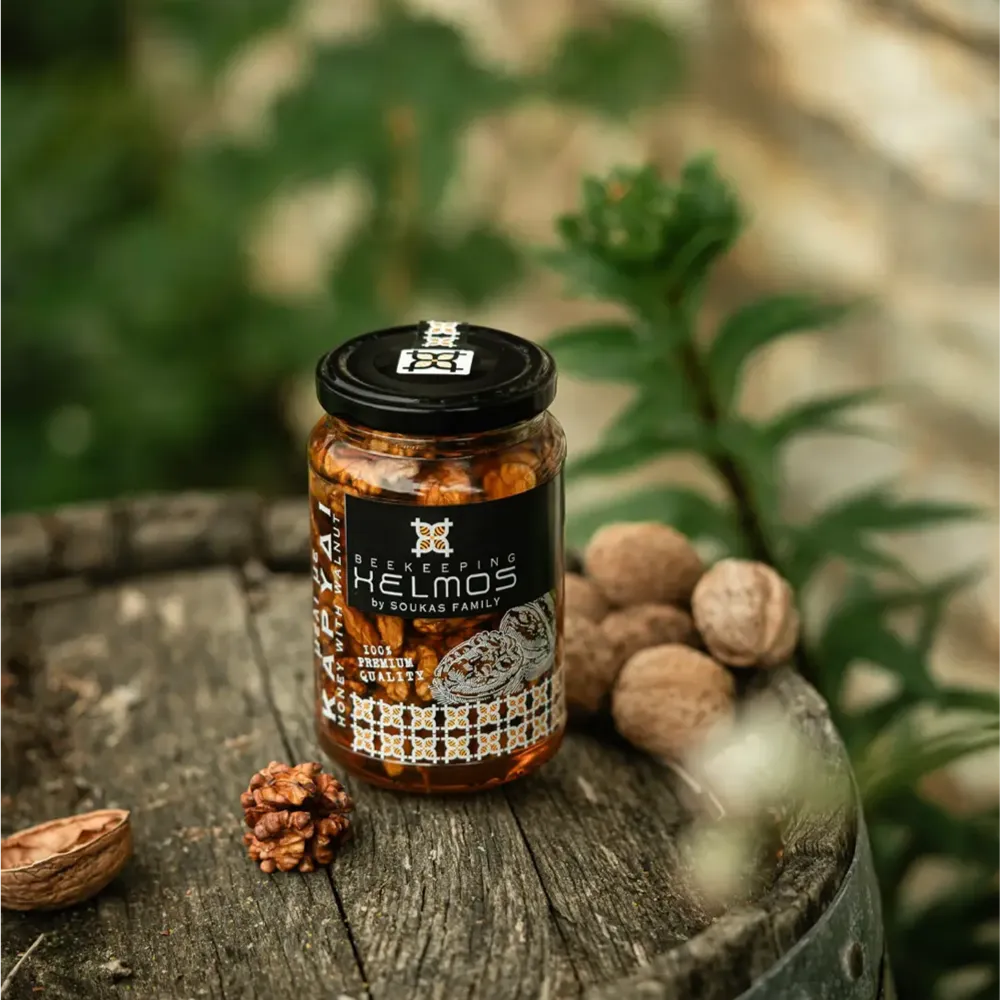 Orangenblütenhonig mit Walnüssen, 350g