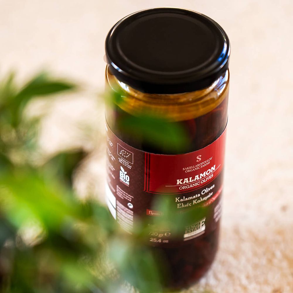 Schwarze Oliven "Kalamon" - BIO, 250g