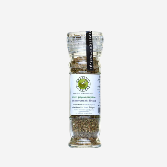 grobes Meersalz mit Kräutern, in der Mühle, 90g