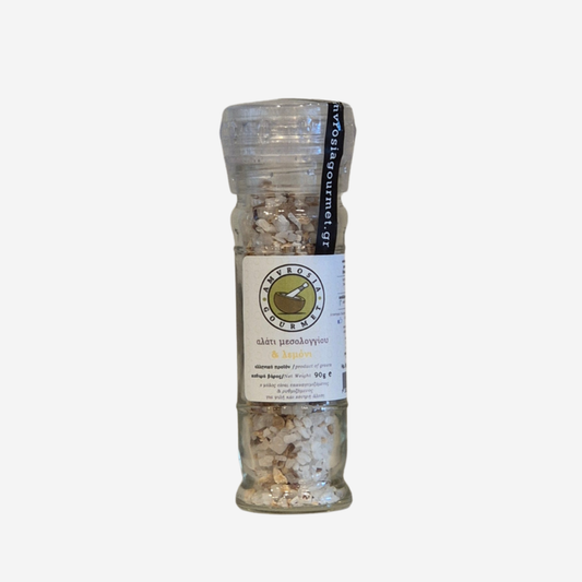 grobes Meersalz mit Zitrone, in der Mühle, 90g