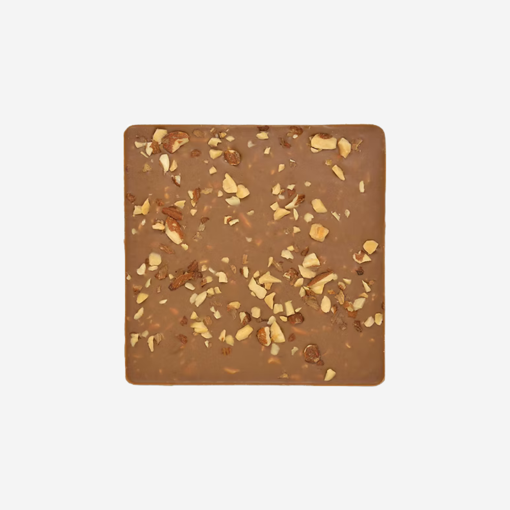 Milchschokolade mit gerösteten Mandeln, 90g - BIO