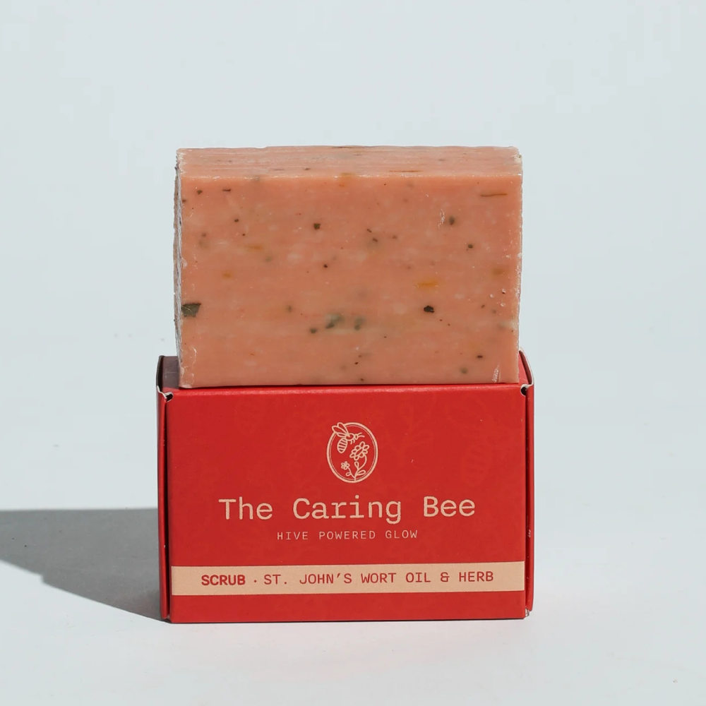 Peelingseife "The Caring Bee" mit Johanniskraut-Öl, 110g