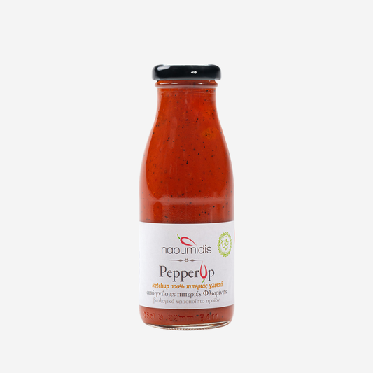 "PepperUp", Ketchup aus Florina-Paprika und Tomaten, 280g - BIO