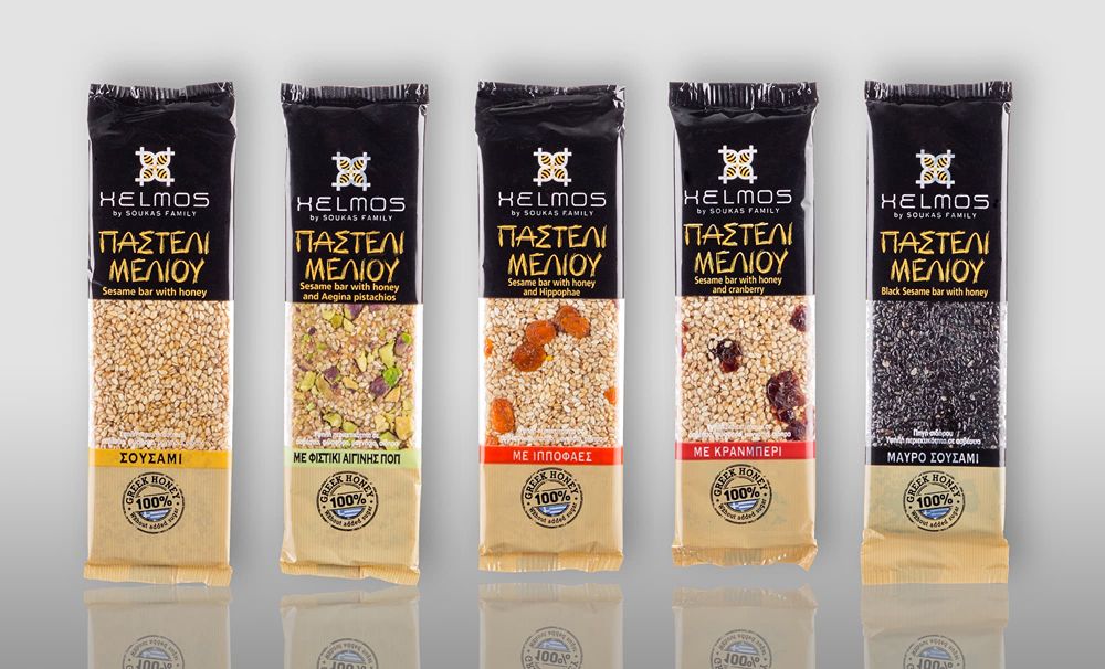 Sesamriegel mit Honig und Pistazien aus Aegina g.g.U. "Pasteli", 75g