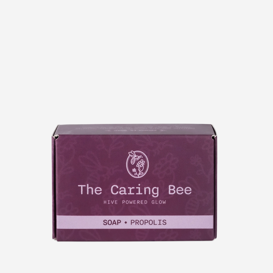 Seife "The Caring Bee" mit Propolis und Aktivkohle, 110g