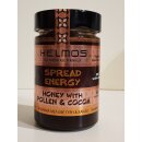 Honigcreme mit Blütenpollen und gemahlenem Kakao, 420g
